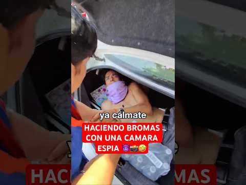 HACIENDO BROMAS CON UNA CAMARA ESPIA 😈📸🤣 thumbnail