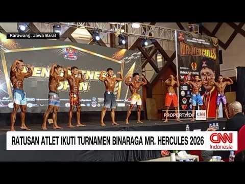 Ratusan Atlet Ikuti Turnamen Binaraga Mr. Hercules 2026 thumbnail