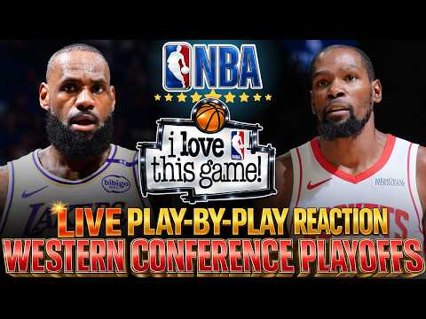 ?LAKERS VS ROCKETS │ 2026 NBA WEST PLAYOFFS  Basketball Play-By-Play Reaction & Scoreboard thumbnail
