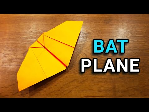 How To Make a Paper Plane That Flies Like a Bat | Origami Bat Airplane thumbnail