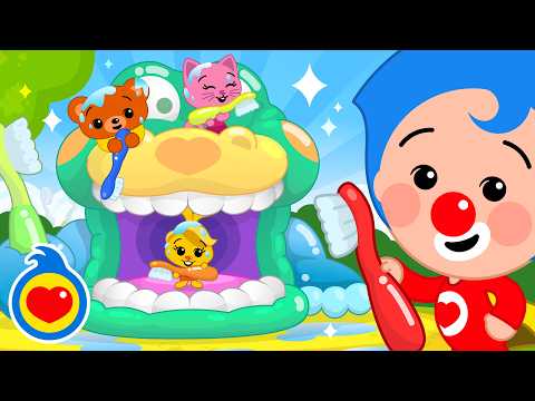 Dientes Sanos ?? ¡Me Los Lavo Con Alegría! ? Canciones Infantiles | Plim Plim thumbnail