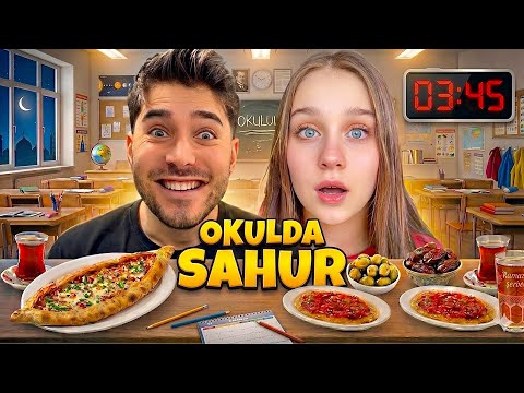 OKULDA SAHUR ÇANTASI CHALLENGE! thumbnail