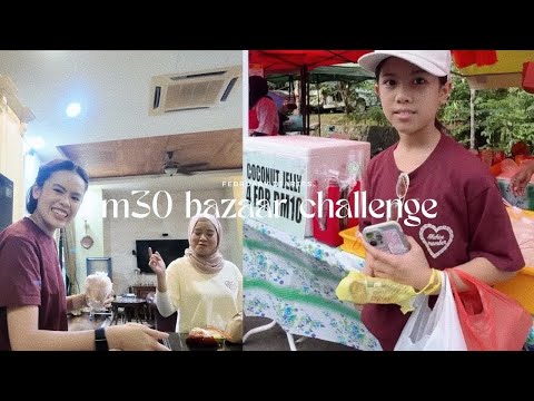 30 ringgit bazaar challenge!!! | ramadhan diaries ˚୨୧⋆.˚ᰔ thumbnail