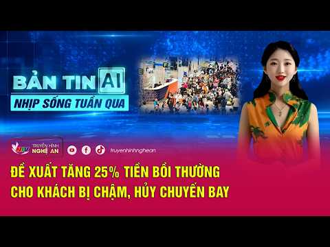 Bản tin AI - Nhịp sống tuần qua: Đề xuất tăng 25% tiền bồi thường cho khách bị chậm, hủy chuyến bay thumbnail