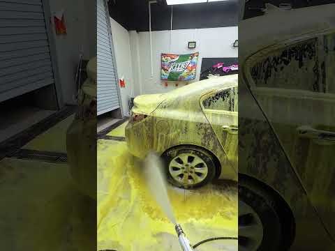 A reputable car wash. #washingcar #cleaningcar #asmr thumbnail