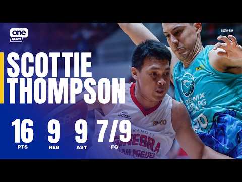 Scottie Thompson FLIRTS WITH TRIPLE-DOUBLE vs Phoenix! | PBA SEASON 50 COMMISSIONER’S CUP HIGHLIGHTS thumbnail