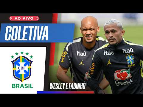 COLETIVA SELEÇÃO BRASILEIRA: WESLEY E FABINHO FALAM AO VIVO DIRETO DOS ESTADOS UNIDOS thumbnail