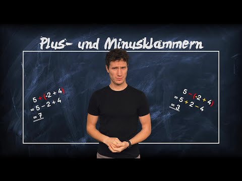 Plus- und Minusklammern auflösen - rechnen mit Klammern | rationale Zahlen einfach erklärt thumbnail