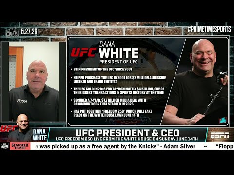 UFC President & CEO Dana White on UFC Freedom 250 live from the White House | The Pat McAfee Show thumbnail