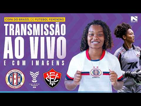 ? AO VIVO E COM IMAGENS | JUVENTUDE X VITÓRIA | COPA DO BRASIL FEMININA 2026 | 2ª FASE thumbnail