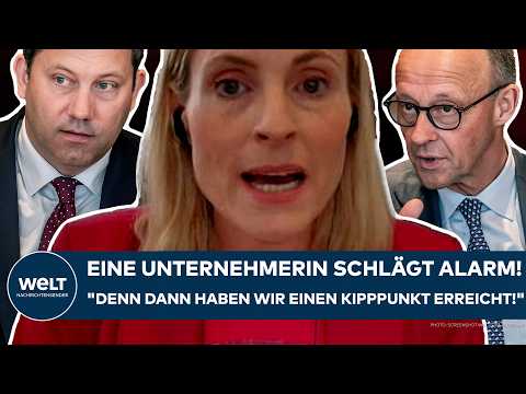 DEUTSCHLAND: Eine Unternehmerin schlägt Alarm! "Denn dann haben wir einen Kipppunkt erreicht!" thumbnail