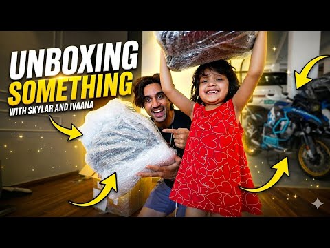 SKYLAR & IVAANA HELPED ME UNBOXED IT |ANOTHER MOTORCYCLE ACCESSORY ? | thumbnail