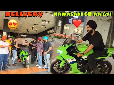 Kawasaki 6R ki Delivery wale din hi Sahiba se ladai ho gyi ? lkn SuperBike le aaye ghar ? thumbnail