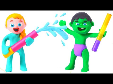 Kids Playing With Water ★ Stop Motion Cartoons thumbnail