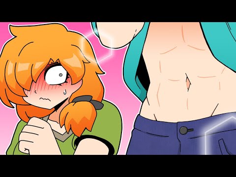 알렉스, 스티브에게 반하다 - Alex falls in love with Steve | Minecraft anime thumbnail