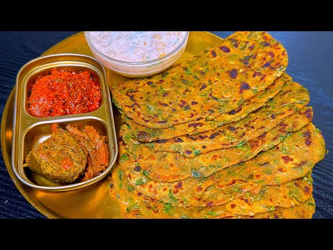 अगर आप मेथी का पराठा ऐसे बनाएंगे तो बाकी सारे तरीके भूल जायेंगे | Methi ka Paratha with Leftover Dal thumbnail