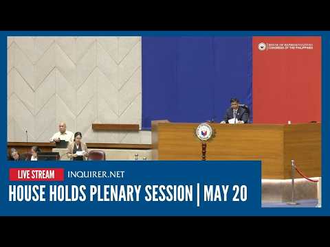 LIVE: House holds plenary session | May 20 thumbnail