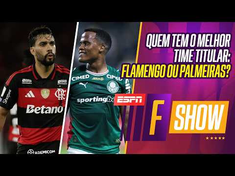 FLAMENGO X PALMEIRAS: QUEM TEM O MELHOR TIME NO 'CARA A CARA'? | FSHOW thumbnail