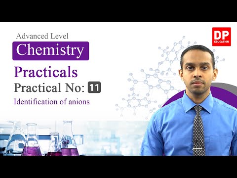 Practical NO 11 - Identification of anions thumbnail