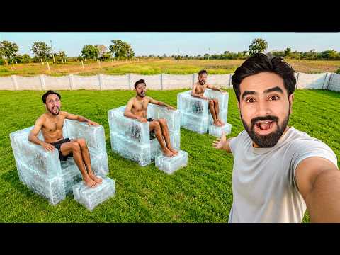 Last To Leave Ice Sofa Wins Secret Trip - Challenge | सबका पिछवाडा जम गया !!! thumbnail