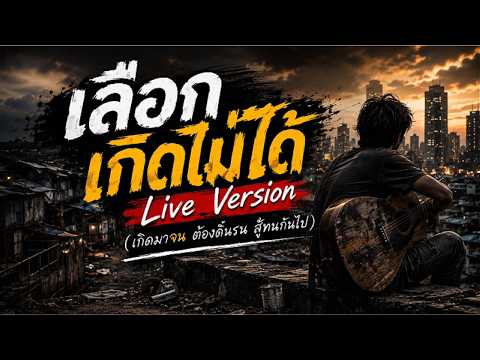 เลือกเกิดไม่ได้ (Live Version) | เกิดมาจน ต้องดิ้นรนสู้ทนกันไป thumbnail