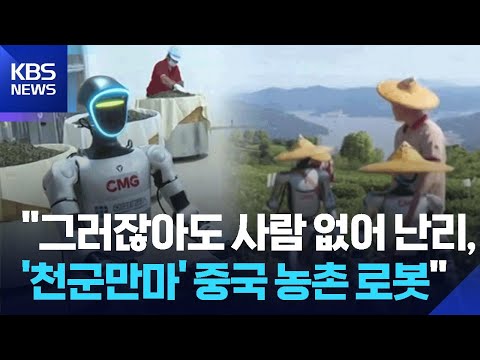 [글로벌K] 중국, 농촌 들녘도 로봇…차밭 누비는 휴머노이드 / KBS  2026.05.18. thumbnail