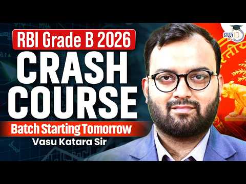 RBI Grade B 2026 Crash Course Starts Tomorrow | Enroll Now thumbnail