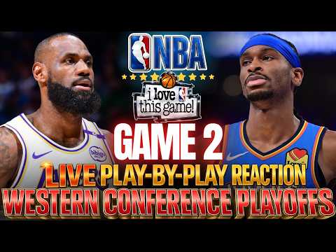 ?LAKERS VS OKC │ SEMIS Game 2 - 2026 NBA WESTERN PLAYOFFS  Play-By-Play Reaction & Scoreboard thumbnail