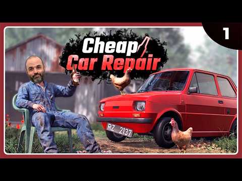 MONTO UN TALLER DE COCHES y ES UNA LOCURA | CHEAP CAR REPAIR Gameplay Español thumbnail