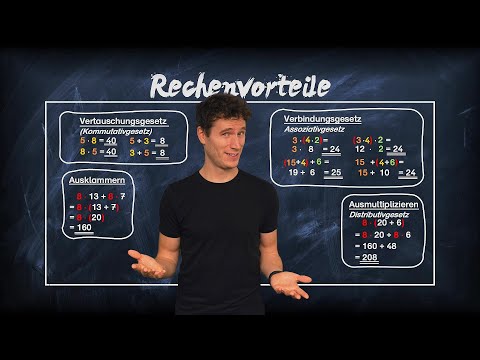 Wichtige Rechengesetze und Rechenregeln - Rechenvorteile | Rationale Zahlen einfach erklärt thumbnail