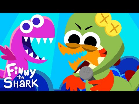I Am A Dinosaur | Kids Rock Song | Finny The Shark thumbnail