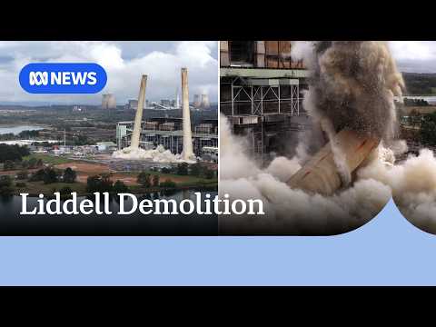 Liddell Power Station demolished after 50yrs of operation in Hunter Valley | ABC NEWS thumbnail