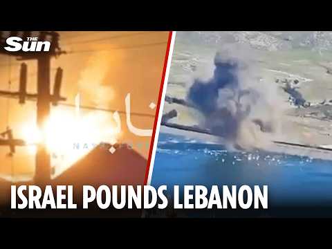IDF smashes 100 terrorist targets in heaviest air strikes on Lebanon since fragile ceasefire began thumbnail