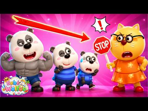 Bebé Wolfoo | ¡Pando se convirtió en un Gigante! | Dibujos animados para niños thumbnail