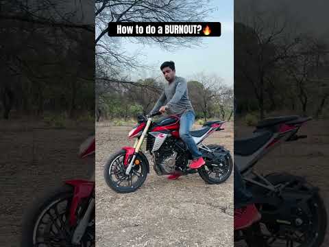 How to do a BURNOUT🔥by faraz stunt rider #farazstuntrider #superbikes #hayabusa #bikers thumbnail