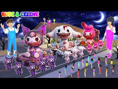 Yuta Mio Ikut Pawai HORROR SANRIO KUROMI MELODY CINNAMONROLL EXE Di Kota SAKURA | SAKURA SCHOOL thumbnail