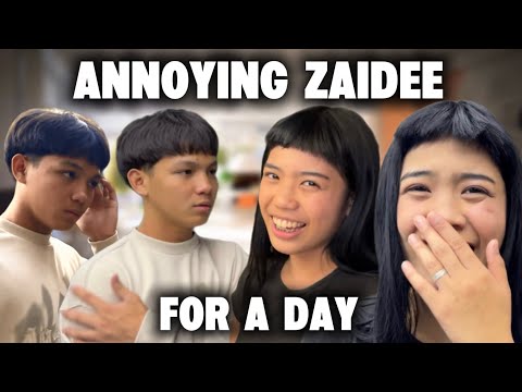 VLOG #3 : ANNOYING ZAIDEE FOR A DAY | ELLAINE YAY thumbnail