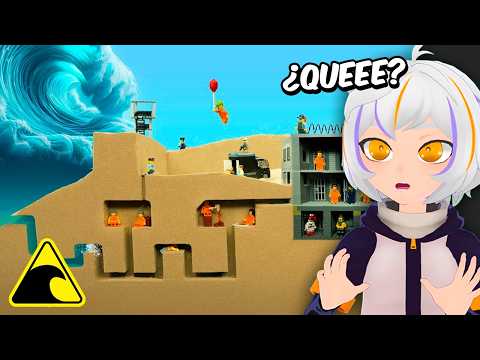 PRISION DE LEGO vs TSUNAMI GIGANTE | ChuyMine REACCIONA a Tidal Takedown thumbnail