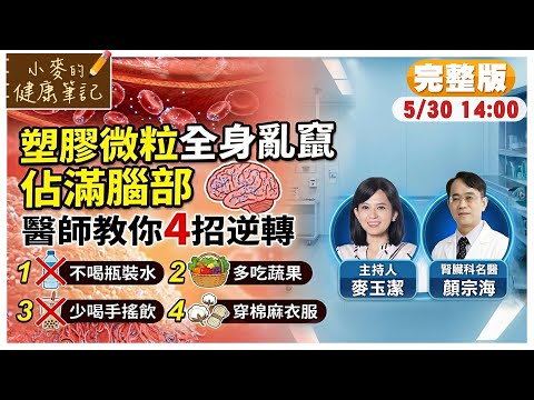 "塑膠微粒"穿過血腦屏障 進入"大腦" 增"失智"風險 如何避免? "4招"快學起來【#小麥的健康筆記】@健康我加1CtiHealthyme @中天新聞CtiNews thumbnail