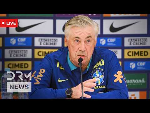 LIVE: Brazil Coach Carlo Ancelotti Holds Press Conference After World Cup Squad Announcement | AD1N thumbnail