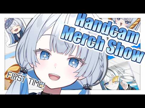 First Handcam | Merch unboxing & Showcase -Japanese Vtuber- thumbnail