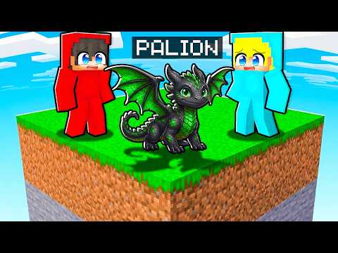 UDAJE MAŁEGO SMOKA na JEDNYM BLOKU w Minecraft! thumbnail