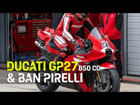 MOTOGP : PENAMPAKAN DUCATI GP27 850CC DENGAN BAN PIRELLI | #tmcblog thumbnail