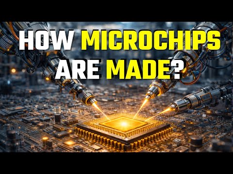 How Microchips Are Made? Semiconductor Manufacturing, Silicon Wafers, Transistors and Lithography! thumbnail
