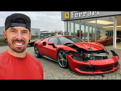 REBUILDING A $330,000 WRECKED FERRARI 296 thumbnail