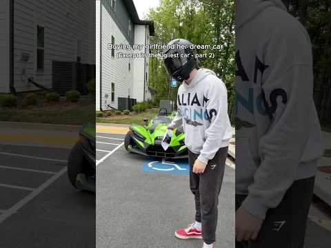 Buying my girlfriend her dream car - part 2 #dreamcar #couple #couplegoal #iloveher #bikerboy thumbnail