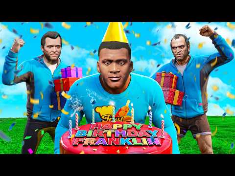 O ANIVERSÁRIO DO FRANKLIN NO GTA 5! thumbnail