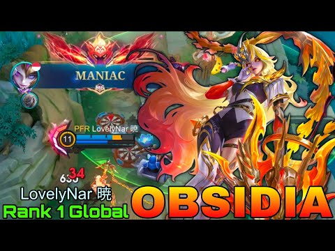 MANIAC! Magictech Purger Obsidia New STARLIGHT Skin - Top 1 Global Obsidia by LovelyNar 暁 - MLBB thumbnail