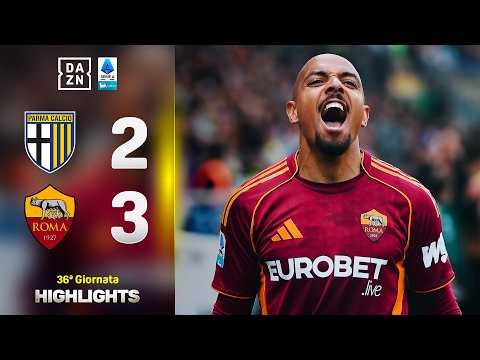 MALEN all'ultimo RESPIRO! Gasp infiamma la CHAMPIONS: Parma-Roma 2-3 | Serie A Enilive | DAZN thumbnail