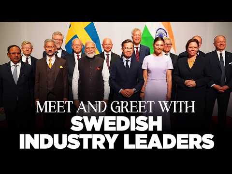 LIVE: PM Modi meets Swedish industry leaders thumbnail